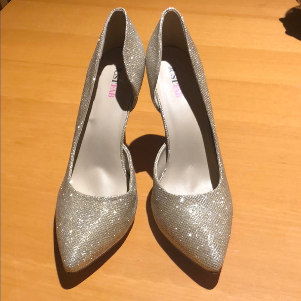 Gold Sparkle Heels Gem